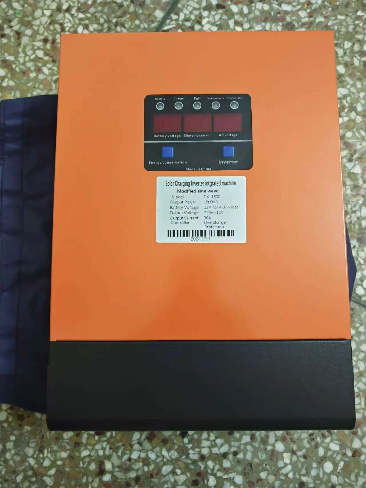 DX-1500 · 800W Rated Power original reference photograph