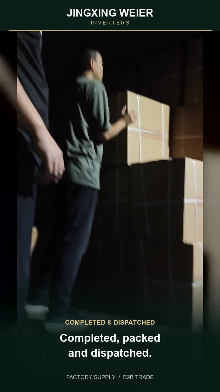 Africa customer inverter order — completed and dispatched video preview