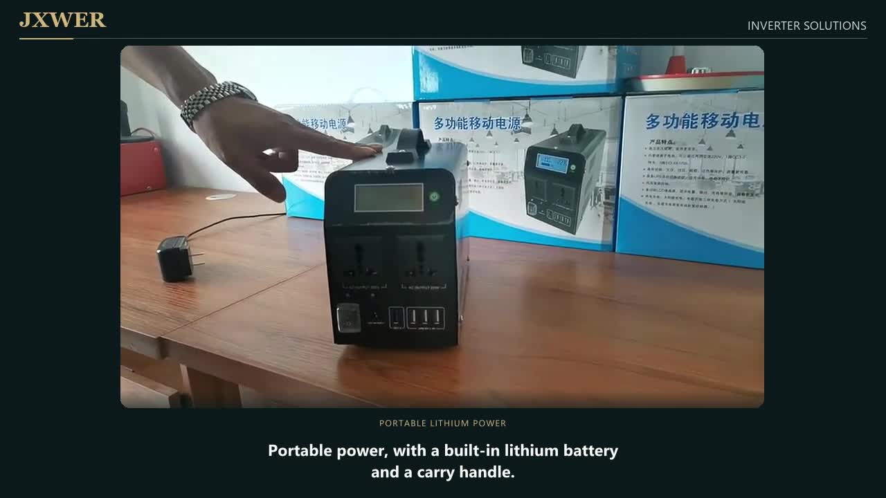 Portable lithium power supply video preview
