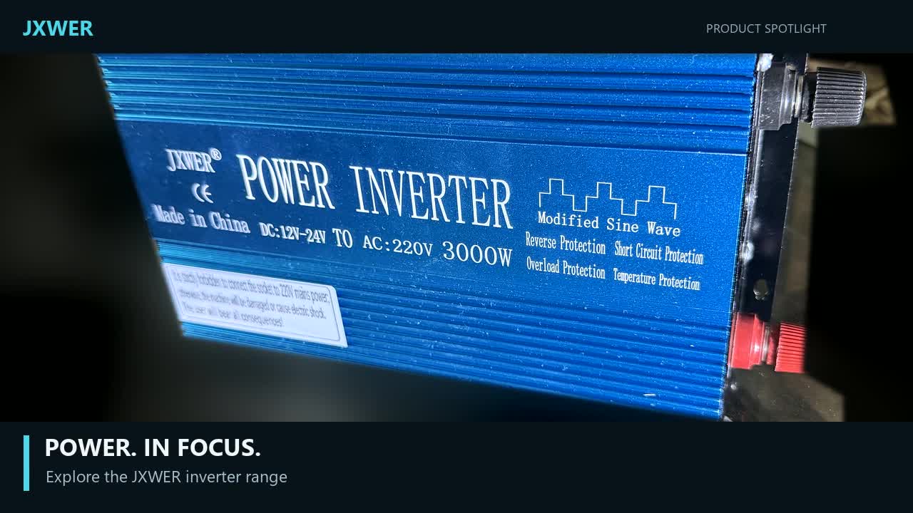 JXWER inverter collection — 30-second product spotlight video preview